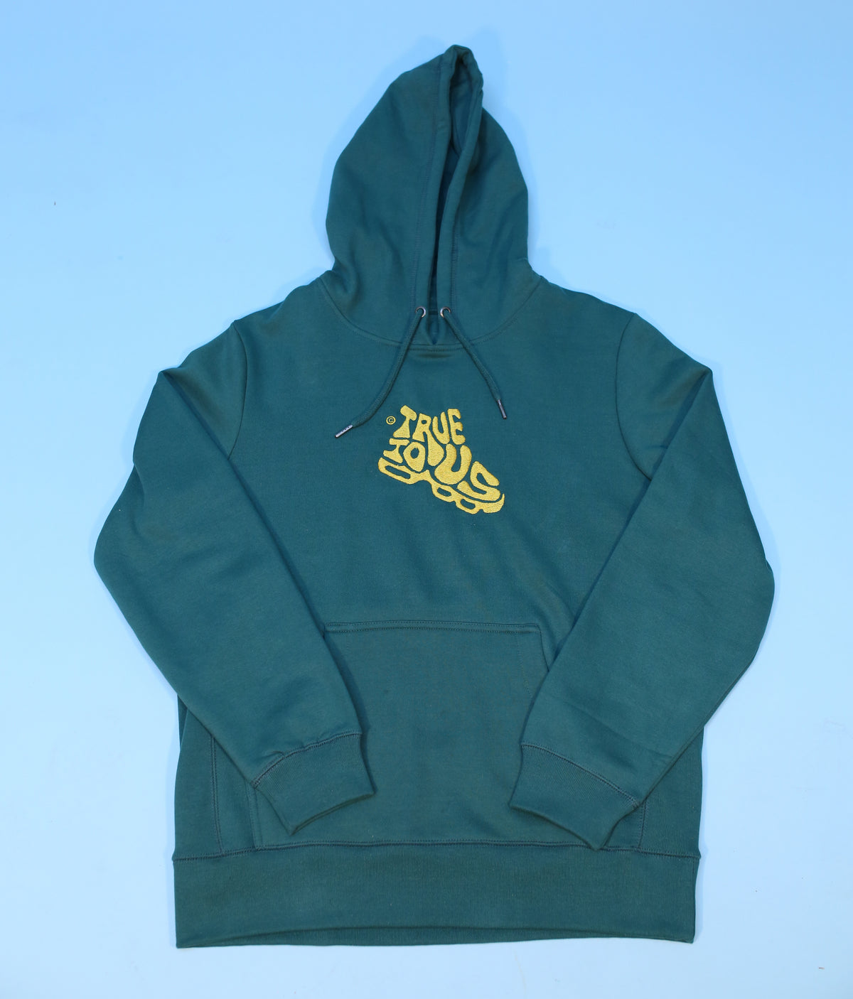 "At the Crib" Hoodie in Money Green